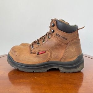 Red Wing Men's King Toe 6-inch Waterproof Safety Toe Boot | US 8